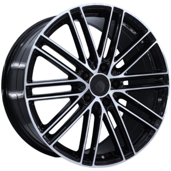 21 İnç 5x130 Black Polish Porsche Cayenne Volkswagen Touareg Uyumlu Jant Takımı