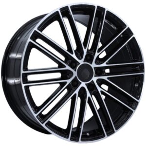 21 İnç 5x130 Black Polish Porsche Cayenne Volkswagen Touareg Uyumlu Jant Takımı
