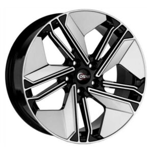 18 İnç 5x100 Black Polish Volkswagen Golf Seat Leon Skoda Octavia Uyumlu Jant Takımı
