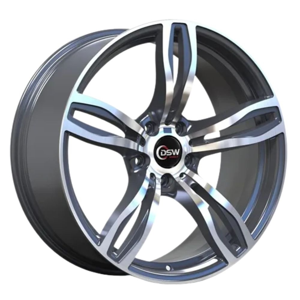 20 İnç 5x120 Gun Metal Polish BMW 3 Serisi BMW 4 Serisi BMW 5 Serisi Uyumlu Ön Arka Jant Takımı