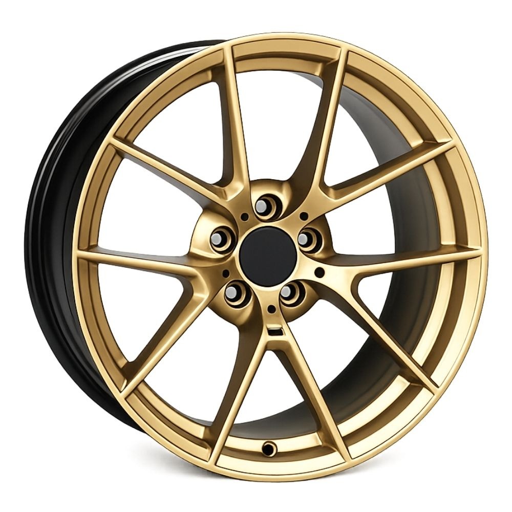 19 İnç 5×120 Mat Gold BMW 3, 4 ve 5 Serisi Uyumlu Jant Takımı