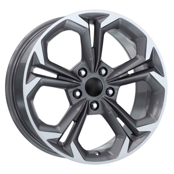 17 İnç 5x114.3 Gun Metal Diamond Honda Civic Honda Accord Honda CR-V Uyumlu Jant Takımı