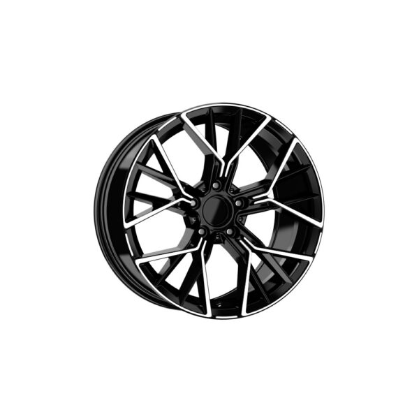 18 İnç 5x112 Black Polish Mercedes C Serisi Mercedes E Serisi Mercedes S Serisi Uyumlu Ön Arka Jant Takımı