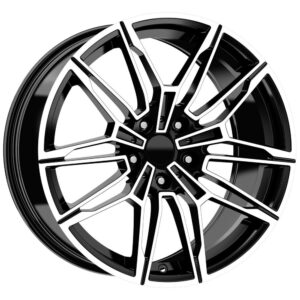 18 İnç 5x112 Black Polish Mercedes C Serisi Mercedes E Serisi Mercedes S Serisi Uyumlu Ön Arka Jant Takımı
