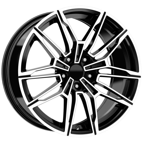 18 İnç 5x112 Black Polish Mercedes C Serisi Mercedes E Serisi Mercedes S Serisi Uyumlu Ön Arka Jant Takımı