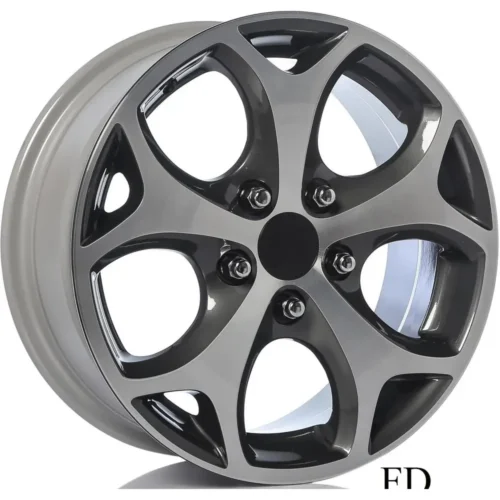 15 İnç 4×108 Black Polish Ford Focus Peugeot 308 Citroen C4 Uyumlu Jant Takımı