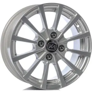 14 İnç 4x100 Silver Polish Hyundai i20 Kia Rio Renault Clio Uyumlu Jant Takımı