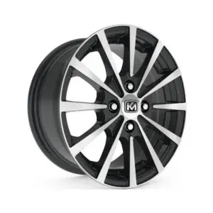 14 İnç 4x100 Black Polish Hyundai i20 Kia Rio Renault Clio Uyumlu Jant Takımı