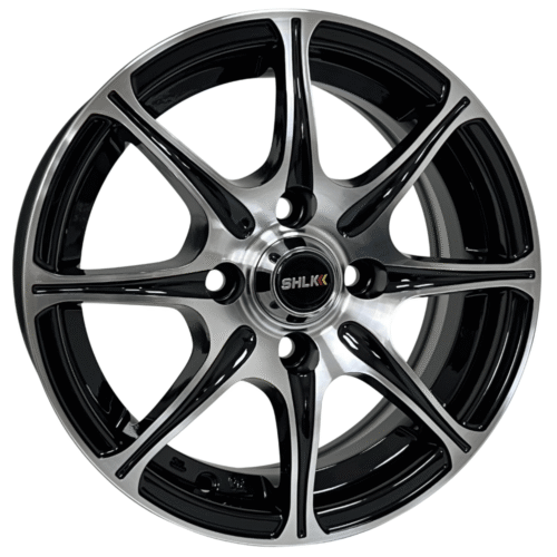 13 İnç 4×114.3 Black Polish Jant Takımı Hyundai Dacia Uyumlu