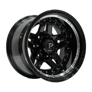 15 İnç 6x139.7 Black Lip Machined Off-Road Jant Takımı