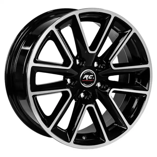 16 İnç 5x114.3 Black Polish Nissan Qashqai Nissan X-Trail Renault Koleos Uyumlu Jant Takımı