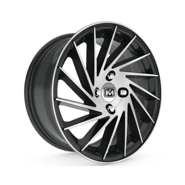 15 İnç 4x100 Black Polish Hyundai i20 Kia Rio Renault Clio Uyumlu Jant Takımı