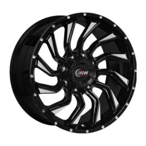 20 İnç 6x139.7 Black Polish Toyota Hilux Mitsubishi L200 Nissan Navara Uyumlu Ön Arka Jant Takımı