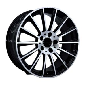 19 İnç 5x112 Black Polish Mercedes C Serisi Uyumlu Jant Takımı