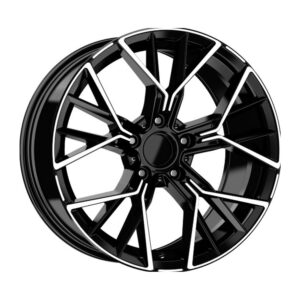18 İnç 5x112 Black Polish Mercedes C Serisi Mercedes E Serisi Mercedes S Serisi Uyumlu Ön Arka Jant Takımı