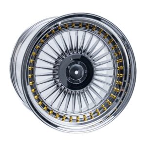 18 İnç 5x112-120 Chrome Gold Rivets Jant Takımı