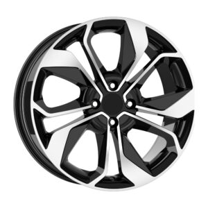 16 İnç 4x100 Black Polish Renault Uyumlu Jant Takımı