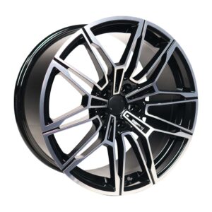 19 İnç 5x112 Black Polish Mercedes Uyumlu Ön 8.5J ET33 Arka 9.5J ET37 Ön Arka Jant Takımı