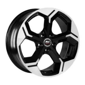 R1 17 İnç 5x108 7.5J ET35 Black Polish Jant Takımı