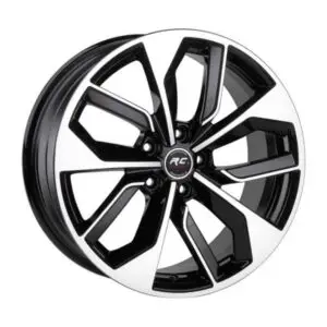 R1 18 İnç 5x112 8J ET35 Black Polish Jant Takımı