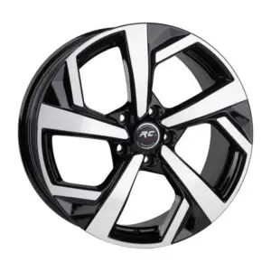 R1 17 İnç 5x114.3 7J ET41 Black Polish Jant Takımı