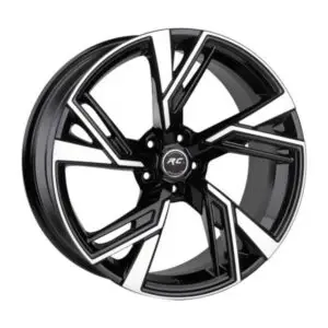 R1 20 İnç 5x112 9J ET35 Black Polish Jant Takımı