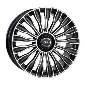 R1 17 İnç 5x112 7.5J ET35 Black Polish Jant Takımı