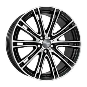 Sonic 20 İnç 5x120 Black Diamond Ön 8.5J ET33 Arka 9.5J ET37 Ön Arka Jant Takımı