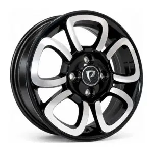14 İnç 4x100 Black Machined 5J ET40 jant ürün görseli