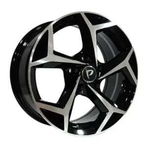 14 İnç 5x100 Black Machined 6J ET35 jant ürün görseli