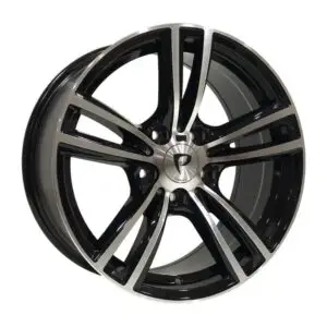 17 İnç 5x120 Black Machined 8J ET35 jant ürün görseli