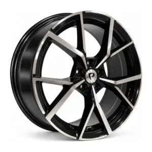 15 İnç 5x100 Black Machined 6.5J ET35 jant ürün görseli