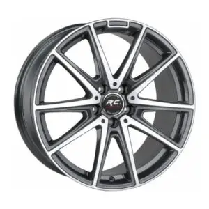 19 İnç 5x112 Gun Metal Polish Ön 8.5J ET45 Arka 9.5J ET48 jant ürün görseli