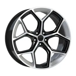 R1 21 İnç 5x112 Black Milling 9J ET31 Jant Takımı