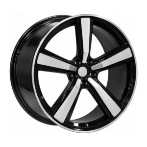 R1 21 İnç 5x112 Black Polish Ön 9.5J ET26 Arka 10J ET19 Ön Arka Jant Takımı