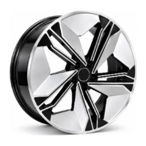 18 İnç 5x112 Black Silver Machined Face 8J ET35 jant ürün görseli