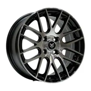 14 İnç 4x100 Black Machined 6J ET33 jant ürün görseli