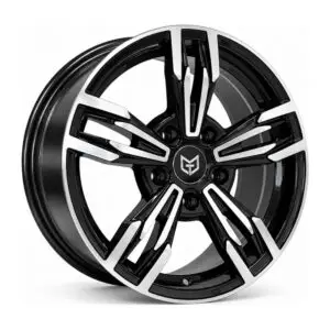 R1 16 İnç 5x120 Black Machined Face 7J ET35 Jant Takımı