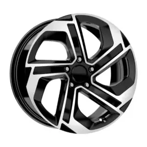 R1 17 İnç 5x100 Black Polish 7.5J ET35 Jant Takımı