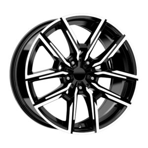 R1 18 İnç 5x120 Black Polish Ön 8J ET30 Arka 9J ET37 Ön Arka Jant Takımı