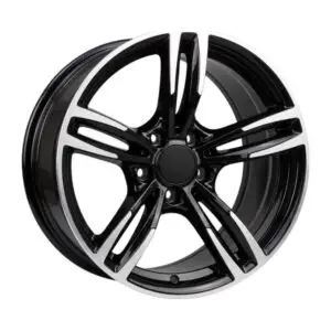 R1 17 İnç 5x120 Black Polish 7.5J ET34 Jant Takımı