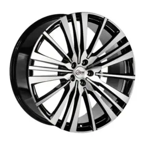 R1 22 İnç 5×108 Black Polish 9J ET38 63.4 Jant Takımı