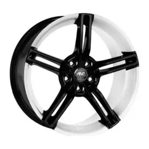 R1 17 İnç 5×108 Black White 7.5J ET35 67.1 Jant Takımı