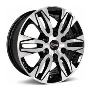 R1 16 İnç 6×120 Black Polish 6.5J ET50 74.5 Jant Takımı