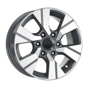 17 inç 6x120 Gun Metal Polish jant takımı